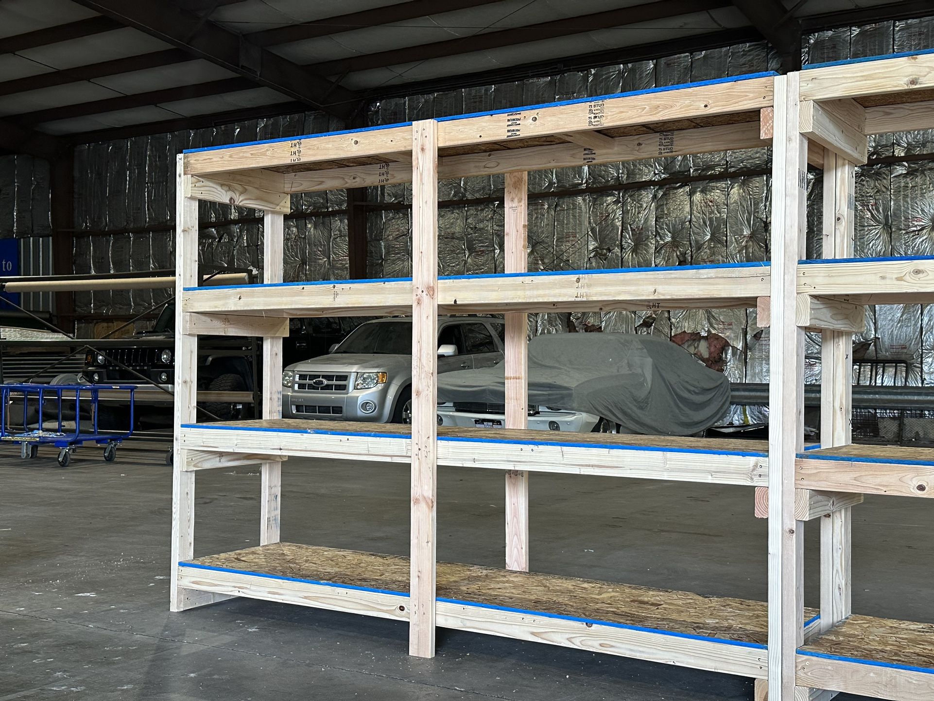 SHELVING / storage racks for homes, schools/churches, shipping containers, and more