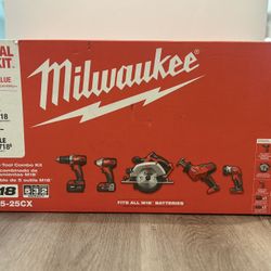 Milwaukee M18 5-Tool Combo Kit NEW