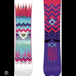 Salomon Lotus Snowboard With Burton Bindings