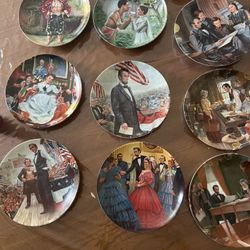10 Collectable Antique Plates