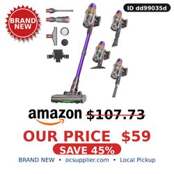 Cordless Vacuum Cleaner, V10 55KPa Anti-Tangle Stick Vac - Brand New