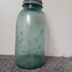 Vintage Glass Ball Mason Jar
