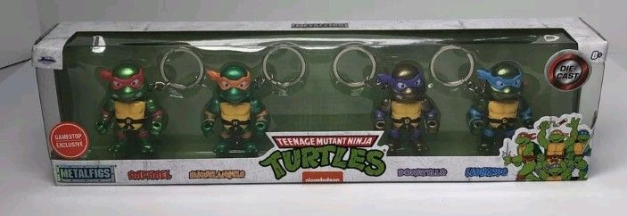 Ninja Turtles MetalFig Keychains