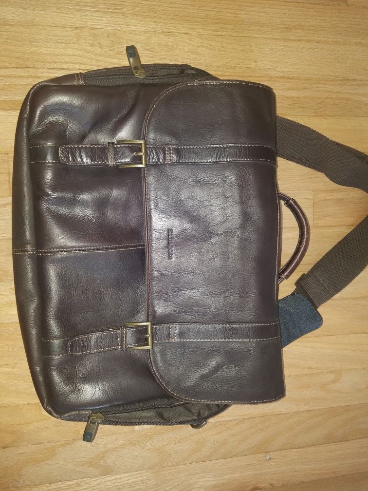Samsonite leather briefcase