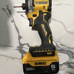 Dewalt impact + 5ah battery