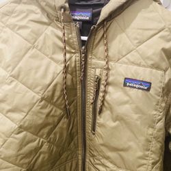 New Patagonia Small S Green Bomber Jacket 