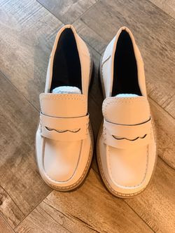 NEW Platform Loafers Beige size 37