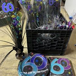 60 th  Birthday Party Decorations 