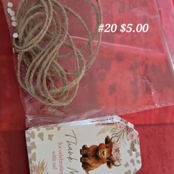 Party Favor Tags