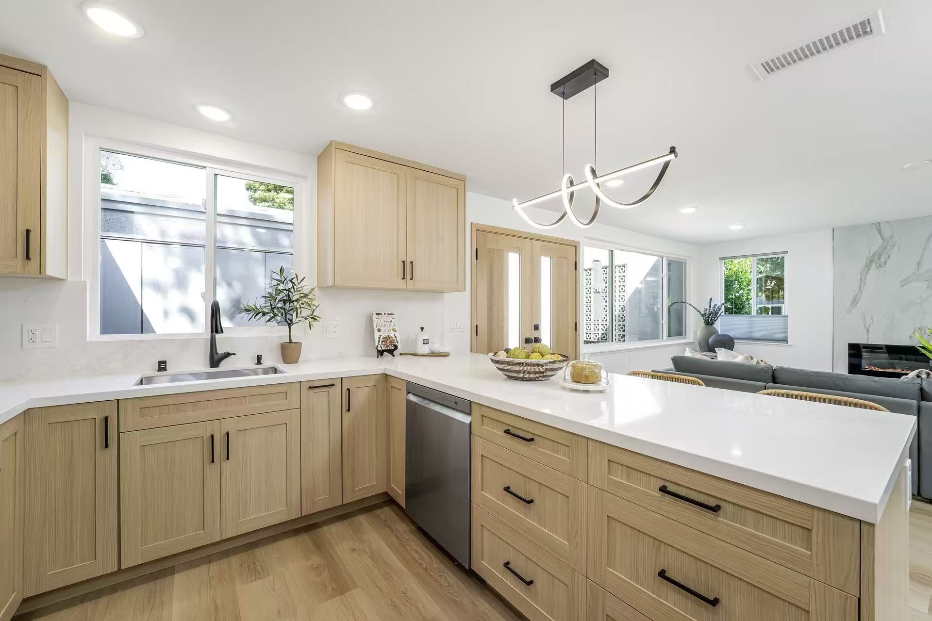 White Oak Kitchen Cabinet And Vanity Big Sale