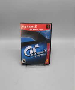 Gran Turismo 3 A-spec (Sony PlayStation 2) Manual Included