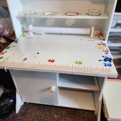 White Kid Size Desk