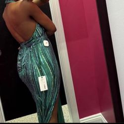 Emerald Green Prom Dress