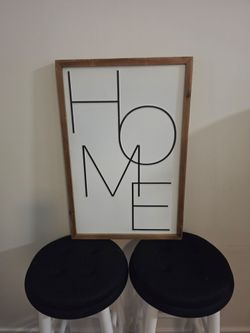 "Home" wall decor