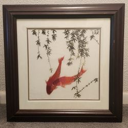 Framed Susho King Silk Art, Handmade Finished 100% Silk Embroidery, Art Work