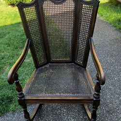 Mid Century Antique Rocking Chair