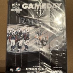 Las Vegas Raiders Game Day Book December 27, 2020 for Sale in