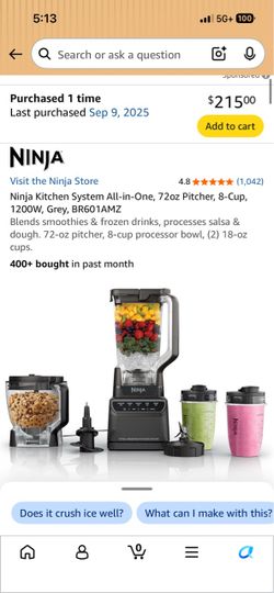 Ninja food processor