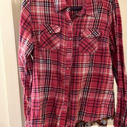 Yellowstone 🤠 Women’s Western Cowboy Shirt Flannel Plaid XL