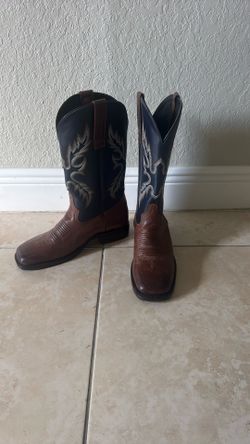 Men’s Leather Cowboy Boots  9