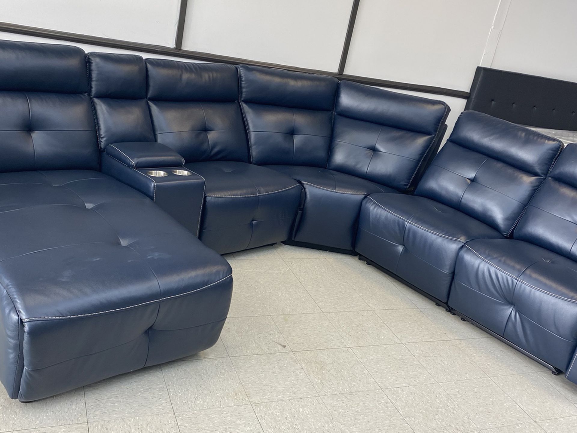 Gorgeous Navy Blue Sectional