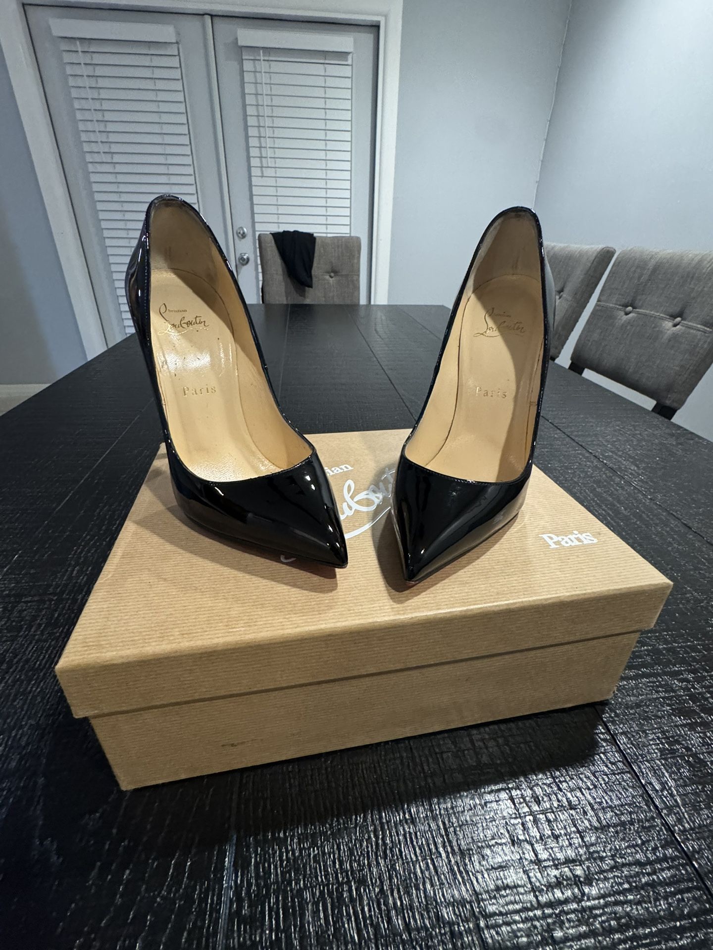 Christian Louboutin Pigalle 120 Calf Black