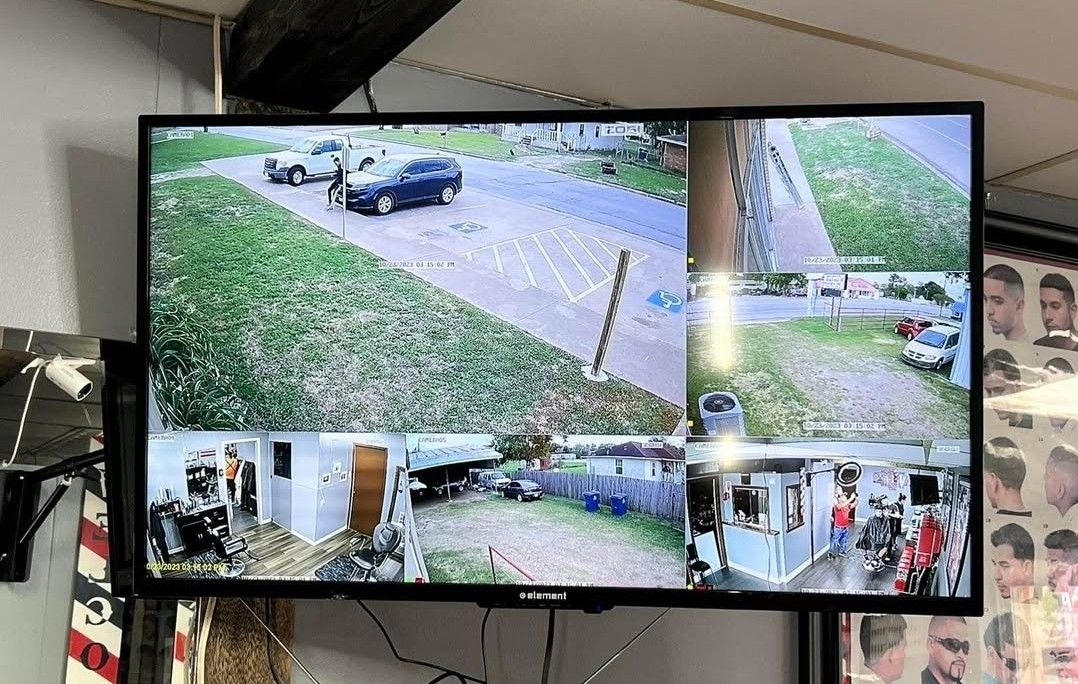 6 Camaras De Seguridad 6 CCTV Security Cameras With Recorder ❗️INSTALLED❗️INSTALADAS 💯