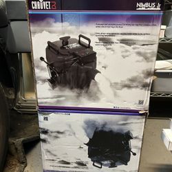2 New Chauvet DJ Nimbus Jr Dry Ice Machines – In Box