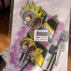 rick & morty car decals
