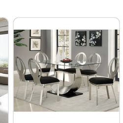 Modern Dining Table With 6 Chairs