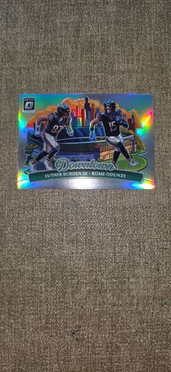 2025 Panini Donruss Optic - Downtown Duos - Rome Odunze & Luther Burden #10 (RC)