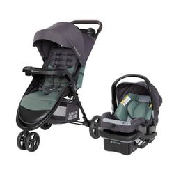 NEW! Baby Trend Sonar Cargo 3-Wheel Travel System with EZ-Lift™ 35 PLUS Infant Car Seat - Desert Sage