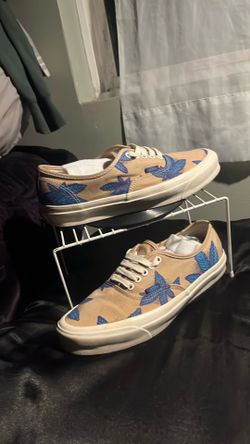 Vans authentic canvas and blue sweet leaf 9.5