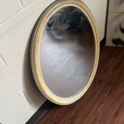 Antique Oval Mirror 