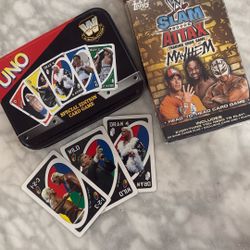 WWE Uno And Topps Slam Attax Card Games