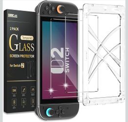 2pack tempered glass screen protector for Switch 2