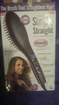 New in box Hair straightener