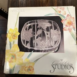 13” Square Glass Serving Platter 