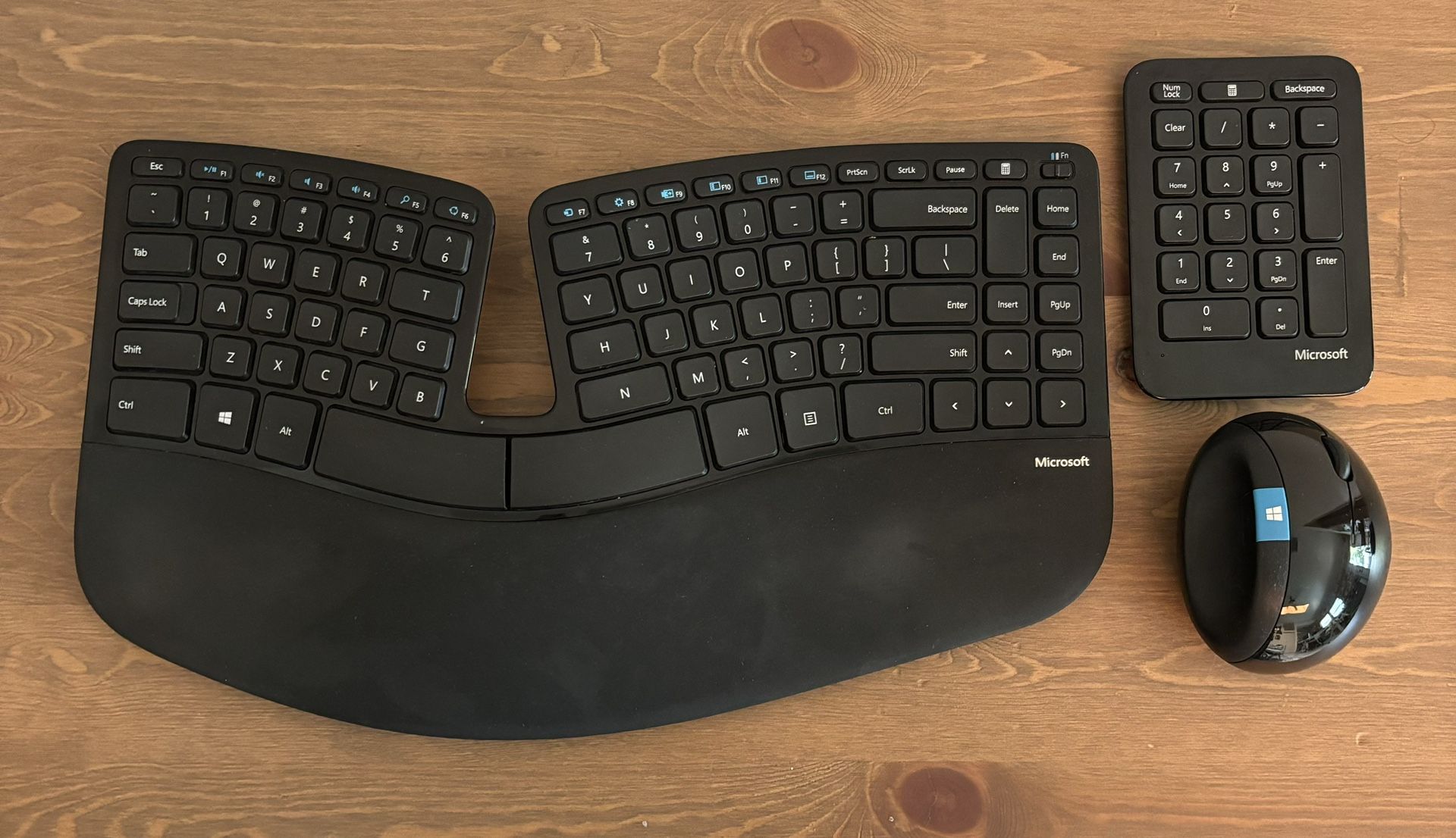 Microsoft Sculpt Ergonomic Wireless Desktop Keyboard and Wireless Mouse