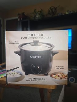 🧚‍♀️ NEW CHEFMAN 6 CUP RICE COOKER