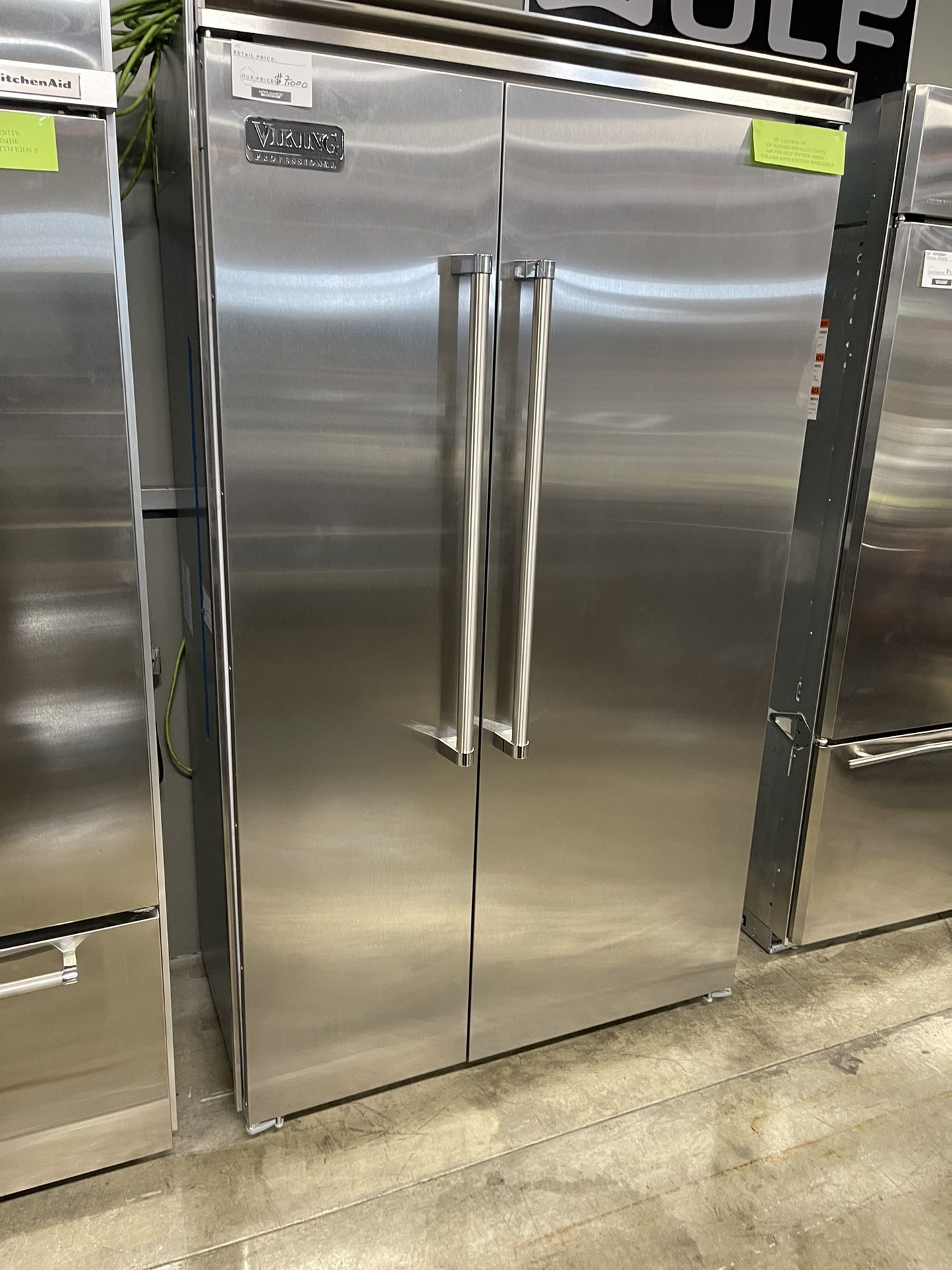 VIKING 48 INCH WIDE BUILT IN REFRIGERATOR
