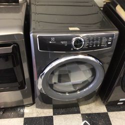 New Front Load Gray Electrolux Gas Dryer