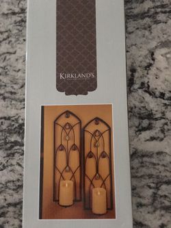 Cathedral Candle Wall Scones