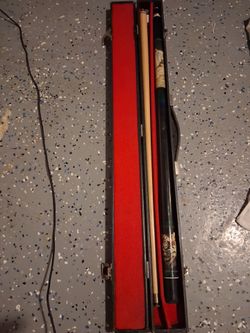 Custom Eye of the Tiger Wooden Pool Stick Elite
