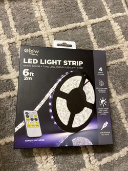 LED light strip with remote 6 ft for 20