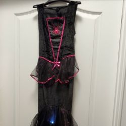 Girls Halloween Witch Costume Lights Up