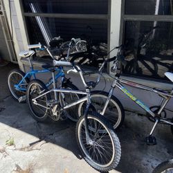 Gt and dyno bmx bikes 