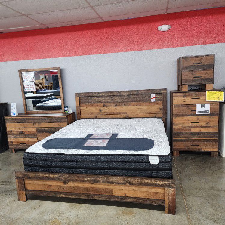 New KING 5PCS BEDROOM GROUP $39 down Everyone.approved