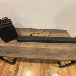 Vizio Home Theater Soundbar and Base