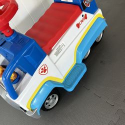 paw patrol ride on 